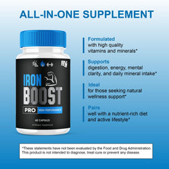 Blue Vibe Iron Boost Pro in use during a routine with subtle energy
