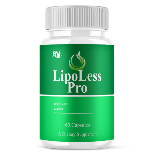 BLUE VIBE Lipoless Pro Capsules bottle front for daily wellness.