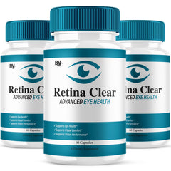 Blue Vibe Retina Clear bottle front for daily eye health support