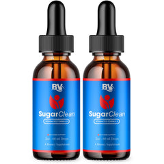 BLUE VIBE Sugar Clean amber bottle protects potency for daily use.