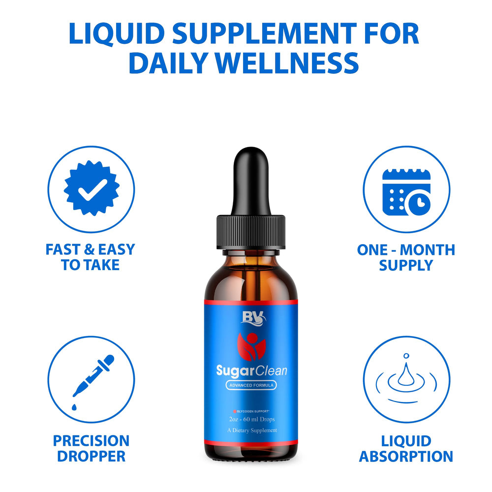 BLUE VIBE Sugar Clean balanced formula complements your wellness routine.