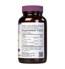 BlueBonnet calcium capsules closeup showing easy-to-swallow caplets for daily use