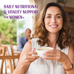 BlueBonnet Ladies' One 40+ capsules provide easy daily wellness support.