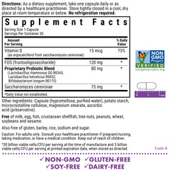 BlueBonnet Pre Pro Post Probiotic label highlights gut-friendly FOS.