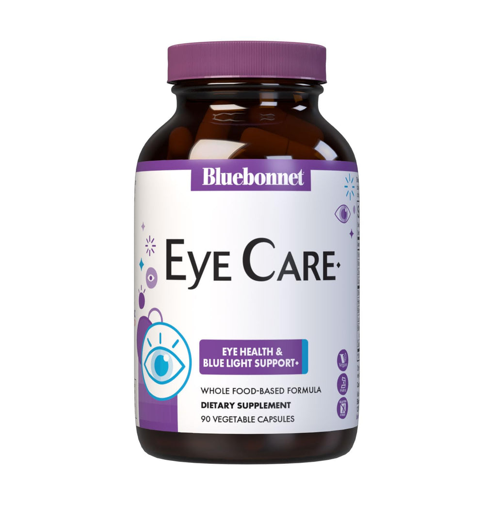 Bluebonnet Targeted Choice Eye Care bottle front promotes eye health support