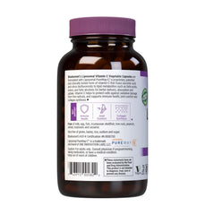BlueBonnet Vitamin C bottle pour demonstrates easy dosing routine.