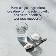 Creatine Monohydrate in a shaker ready for a training session