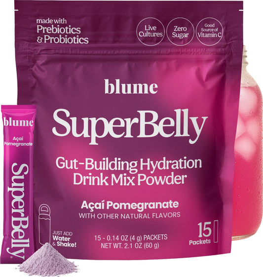 Blume SuperBelly box bundle pack for convenient on-the-go hydration