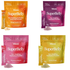 Blume SuperBelly strawberry hibiscus packet for refreshing hydration