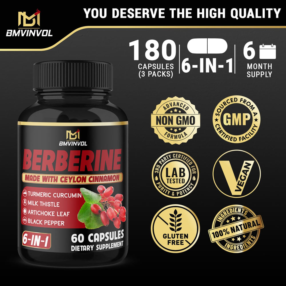 BMVINVOL 180 capsules, six-month supply for convenient daily use