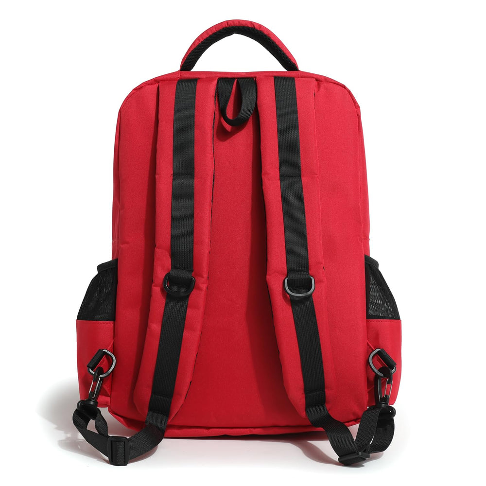BNYYUG empty first aid backpack side pockets for fast reach