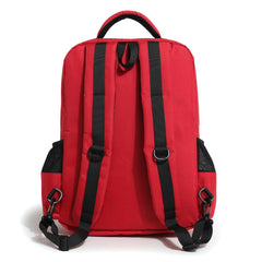BNYYUG empty first aid backpack side pockets for fast reach