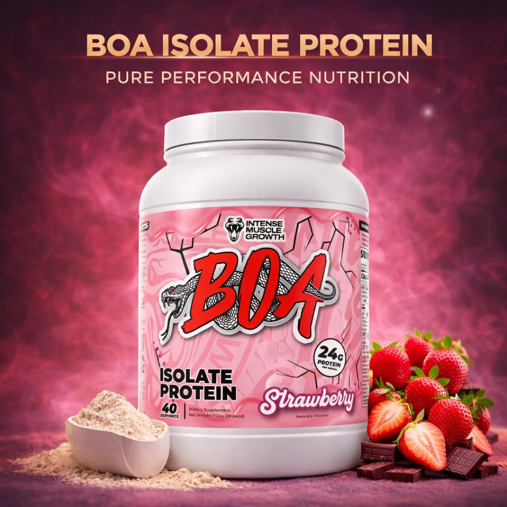 BOA Isolate bottle showing Vitamin B6 and Zinc on the label