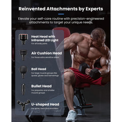 USB-C charging port on the BOB AND BRAD A2 Ultra massage gun