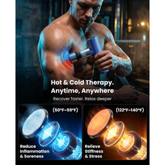 BOB AND BRAD A7 Pro 11mm deep tissue massage targets deep knots for relief