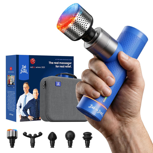 BOB AND BRAD A7 Pro heat therapy to melt tension in back muscles and boost circulation
