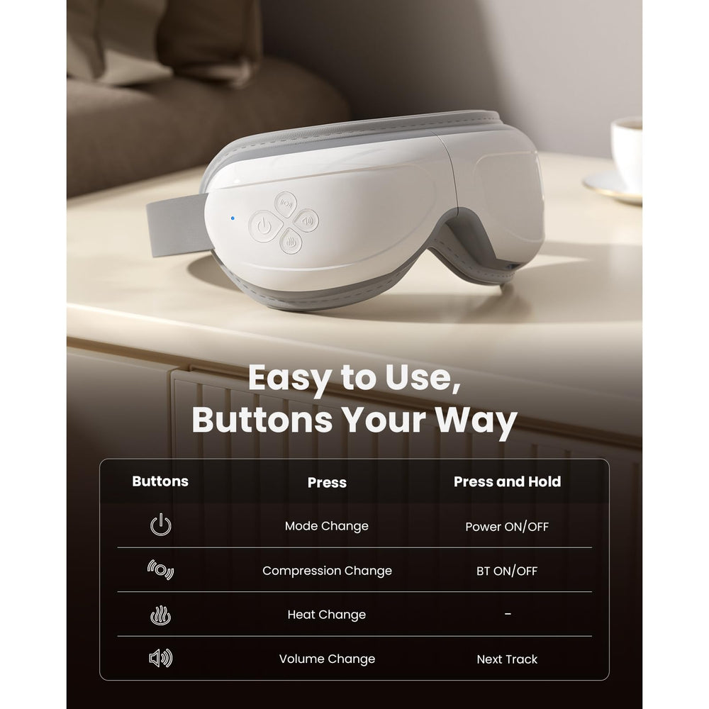Built-in white noise helps ease anxiety during use.