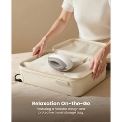 Foldable design with travel case for easy portability.