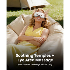 EyeOasis 2 Plus heat therapy warms eyes for comfort during use