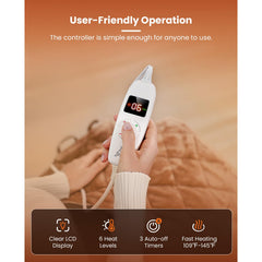 Bob and Brad pad uses PTC NTC smart control for safe efficient heating