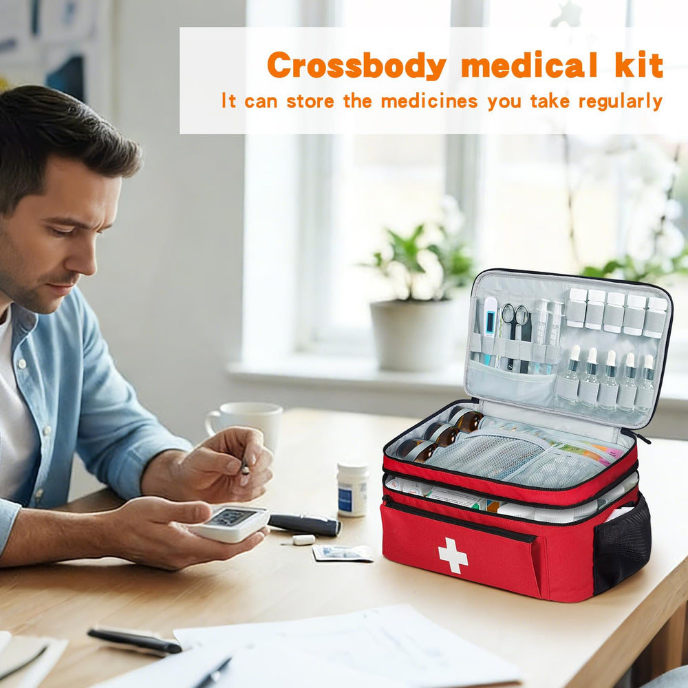 Boczif first aid kit bag is suitable for home, travel, and outdoor readiness