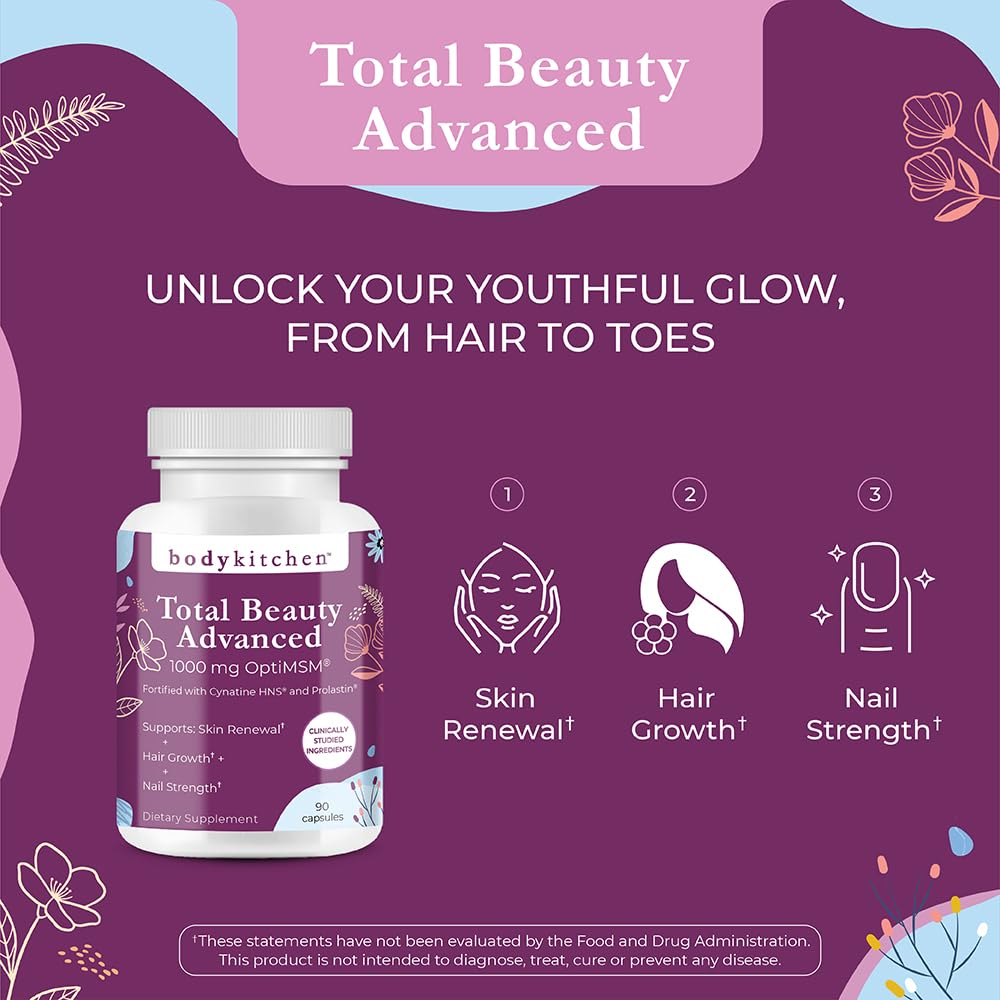 Body Kitchen Total Beauty Advanced nails-strength focus reinforces nail resilience.