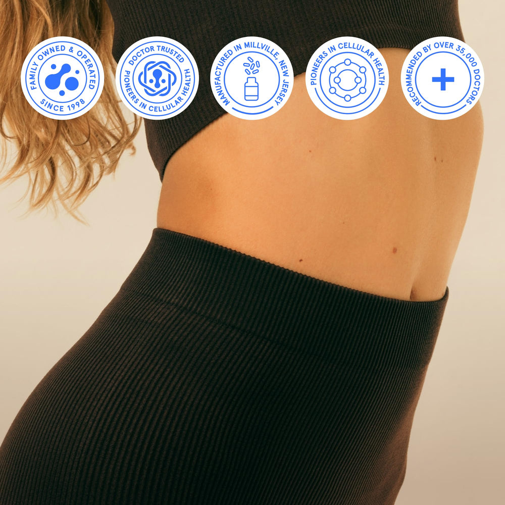 BodyBio Butyrate packaging on shelf highlights GI wellness.