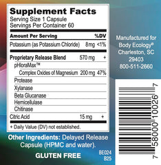 Body Ecology EcoOxyZyme shelf display suggests a consistent gut health routine.