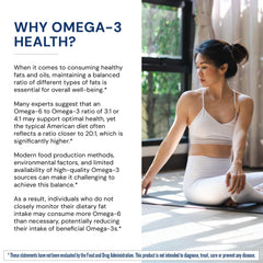 BodyHealth Omega 3 capsules on kitchen counter, supporting daily wellness
