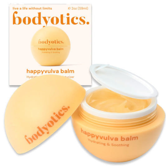 Bodyotics Vulva Balm fragrance-free silky texture moisturizes external vulvar skin