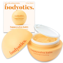 Bodyotics Vulva Balm fragrance-free silky texture moisturizes external vulvar skin