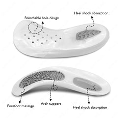 BodyVance Bio-Lock heel cup stabilizes the heel for improved balance