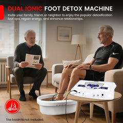 Boeetech foot spa earphones add music for relaxation.