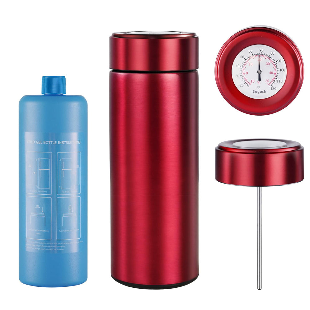 Bogush 60H insulin pens cooler side view emphasizing slim profile for travel