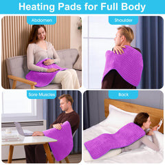 Boileau control panel on heating pad for easy heat settings