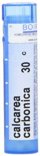 Boiron Calcarea Carbonica 30C pellets closeup shows a tiny dissolvable format.