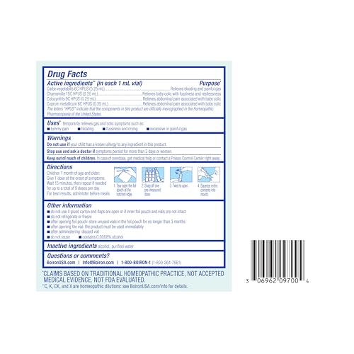 Boiron Camilia Tummy easy twist squeeze administration