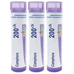 Boiron Camphora 200CK bottle shown for convenient cold onset support