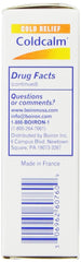 Boiron Coldcalm packaging graphic emphasizes non-drowsy relief.