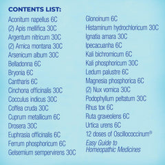 Boiron HomeoFamily Easy Guide pamphlet provides quick tube references.
