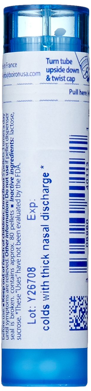 Boiron Kali Bichromicum 30C packaging close-up showing a compact homeopathic kit.