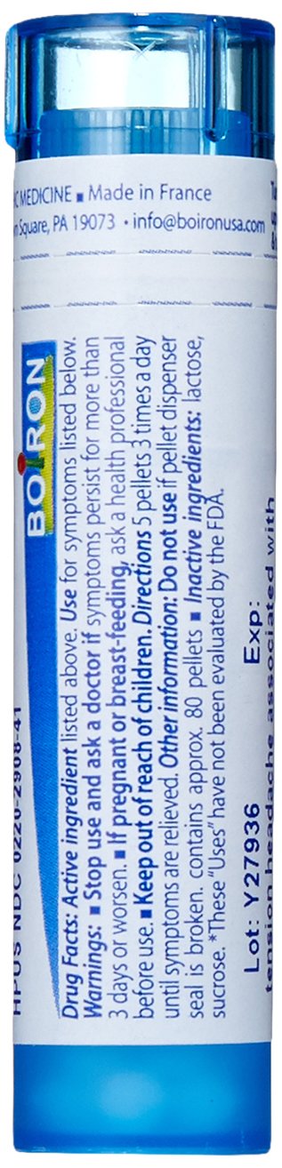 Close-up of Kali Phosphoricum label on tube for quick OTC reference.