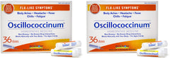 Boiron Oscillococcinum bottle close-up, non-drowsy homeopathic option.