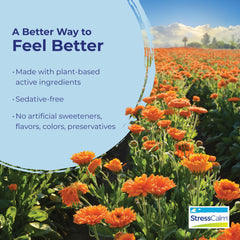 Boiron StressCalm uses natural plant-based ingredients for relief.