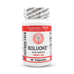 Boluoke Canada RNA Lumbrokinase bottle pour showing supplement flow for circulatory support