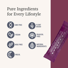XanthoPure ingredient blend with berries and acai powder
