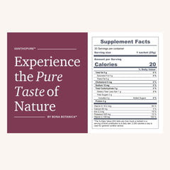 XanthoPure glass serving shows pure mangosteen goodness for daily nutrition