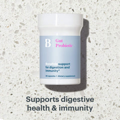 Bonafide Essentials 10B CFU per serving indicates potent daily probiotic.