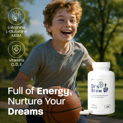 Dimag Malate mineral form highlighted for magnesium support during growth.