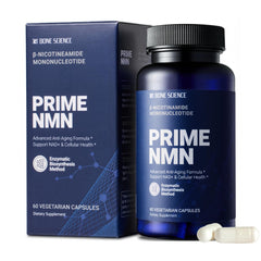 Bone Science NMN stabilized bottle showing purity for aging support